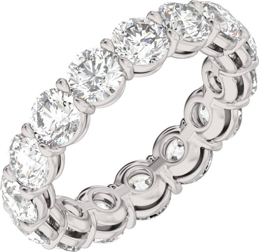 4 3/4 Ctw Lab-Grown Diamond Low Profile Eternity Band