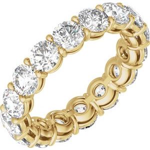 4 3/4 Ctw Lab-Grown Diamond Low Profile Eternity Band