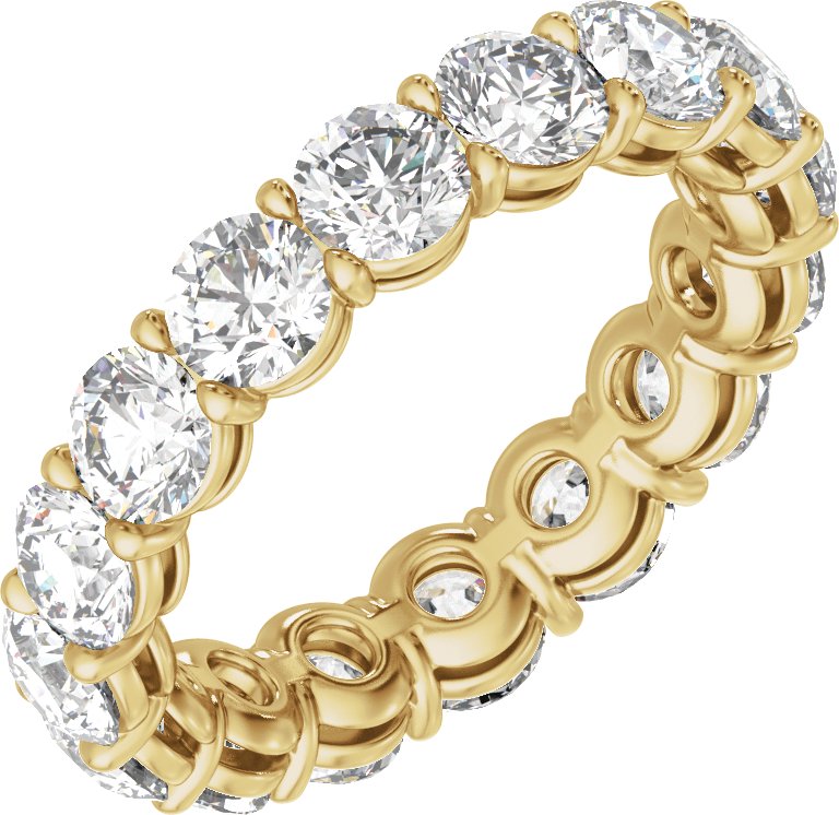 4 3/4 Ctw Lab-Grown Diamond Low Profile Eternity Band