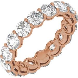 5 Ctw Lab-Grown Diamond Low Profile Eternity Band