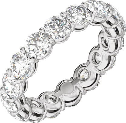 5 Ctw Lab-Grown Diamond Low Profile Eternity Band