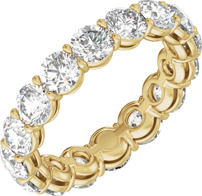 5 Ctw Lab-Grown Diamond Low Profile Eternity Band