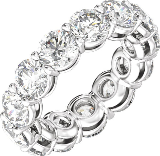 6 3/4 Ctw Lab-Grown Diamond Low Profile Eternity Band
