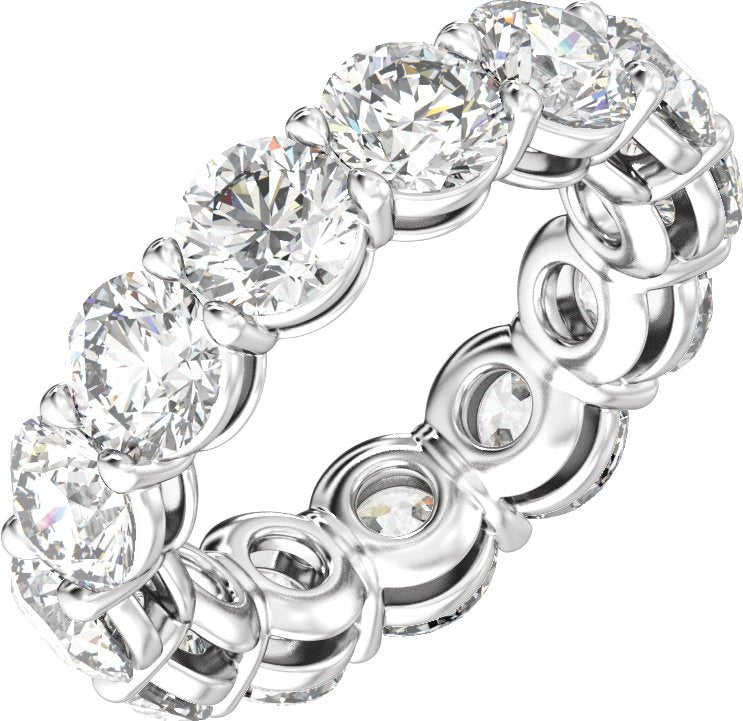 7 1/4 Ctw Lab-Grown Diamond Low Profile Eternity Band