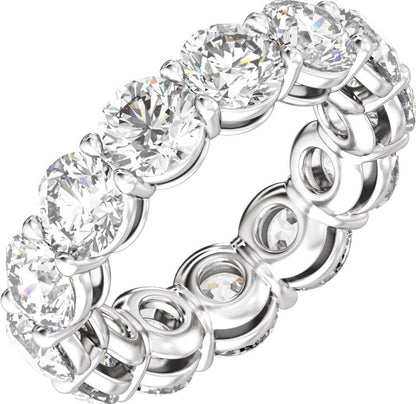 7 1/4 Ctw Lab-Grown Diamond Low Profile Eternity Band