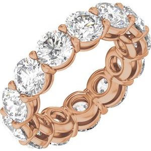 7 1/4 Ctw Lab-Grown Diamond Low Profile Eternity Band