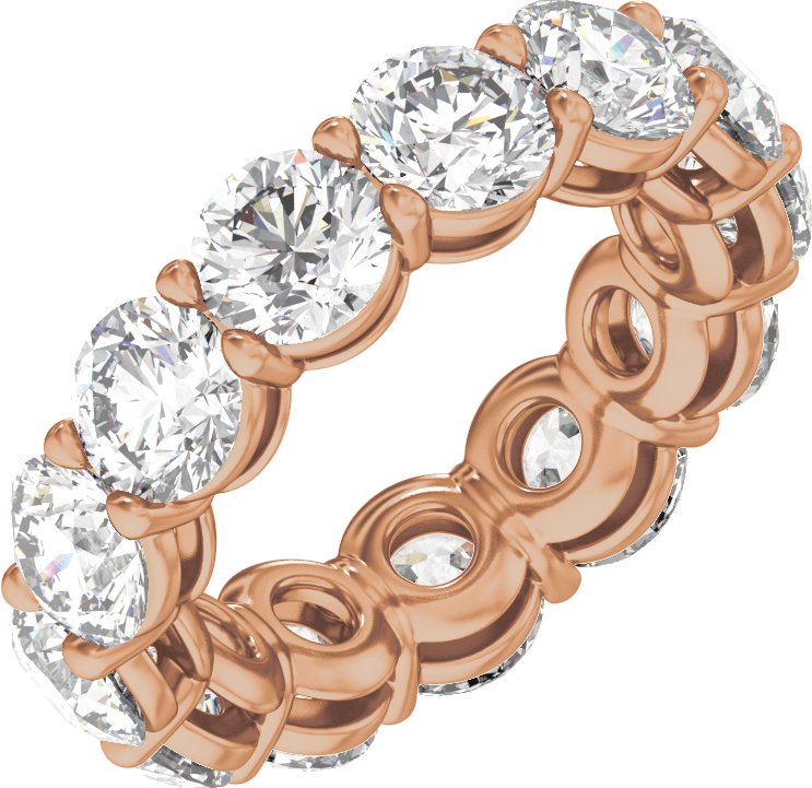 6 3/4 Ctw Lab-Grown Diamond Low Profile Eternity Band