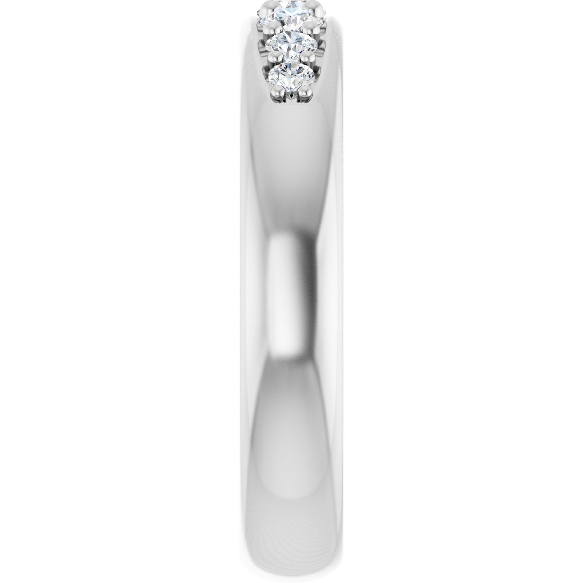 1/3 Ctw Lab-Grown Diamond Band - White Gold - Lab Grown Diamond