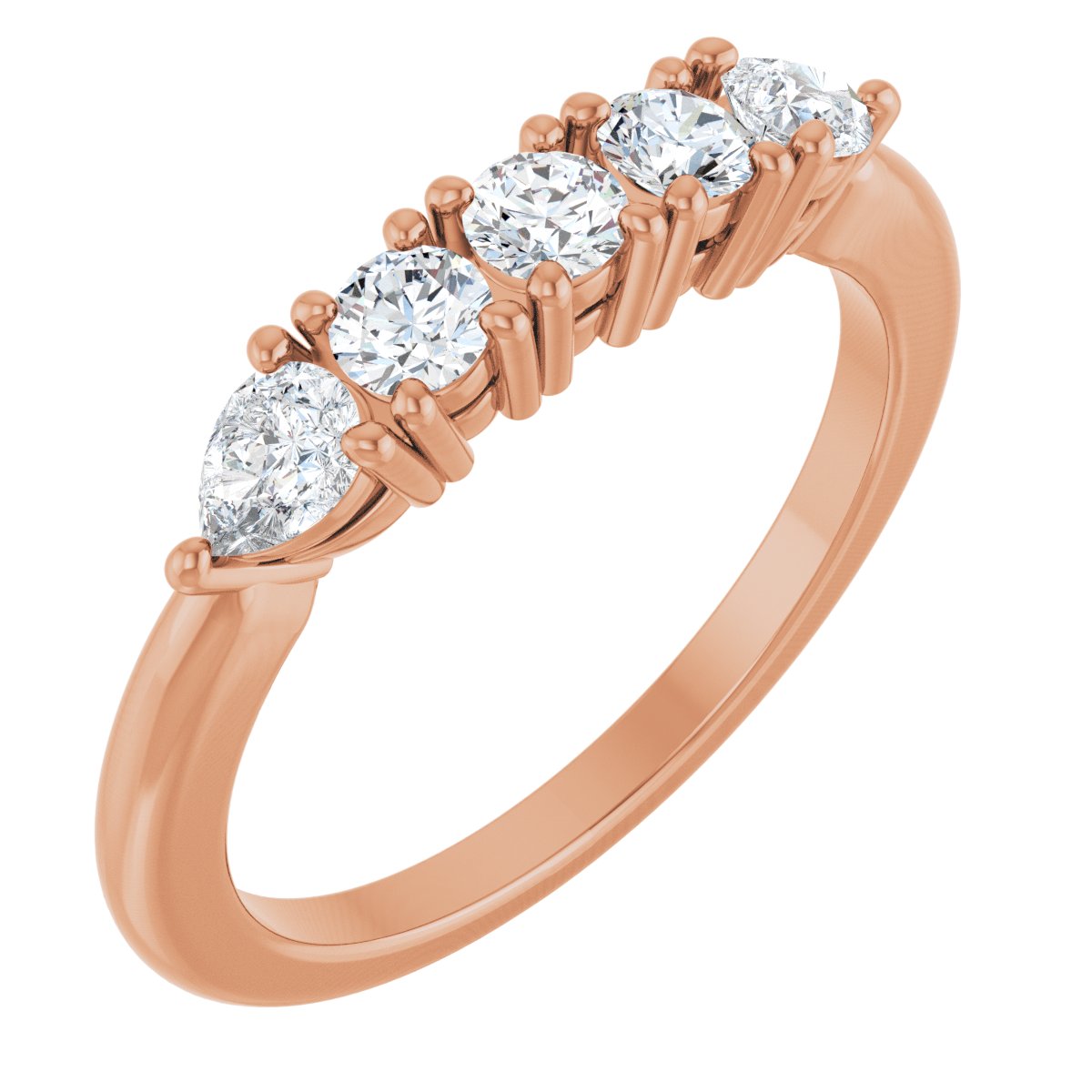 1/2 Ctw Lab-Grown Diamond Anniversary Band