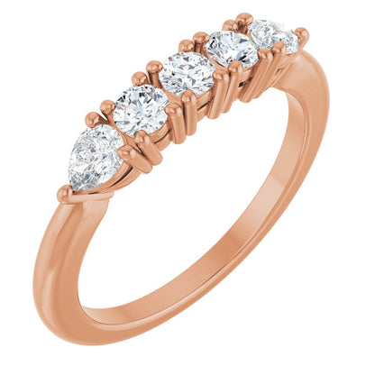 1/2 Ctw Lab-Grown Diamond Anniversary Band