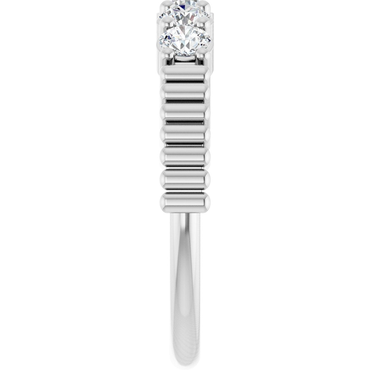 1/2 Ctw Lab-Grown Diamond Anniversary Band - White Gold - Lab Grown Diamond