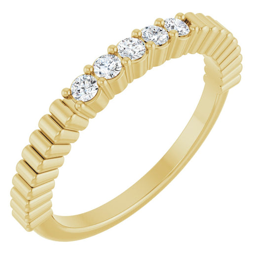 1/6 Ctw Lab-Grown Diamond Anniversary Band
