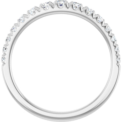 3/8 Ctw Lab-Grown Diamond Anniversary Band - White Gold - Lab Grown Diamond