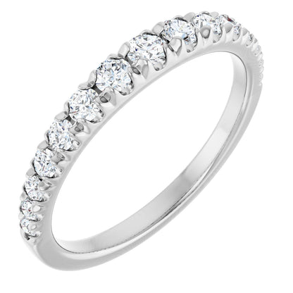 3/8 Ctw Lab-Grown Diamond Anniversary Band - White Gold - Lab Grown Diamond