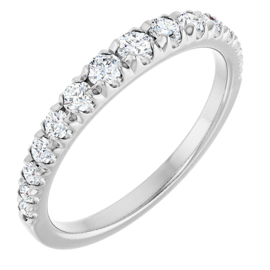 3/8 Ctw Lab-Grown Diamond Anniversary Band - White Gold - Lab Grown Diamond