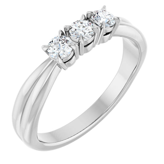 1/4 Ctw Lab-Grown Diamond Anniversary Band