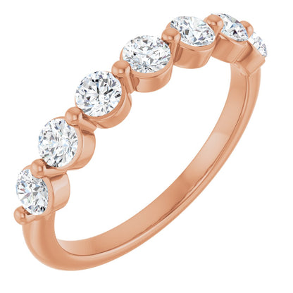 5/8 Ctw Lab-Grown Diamond Anniversary Band