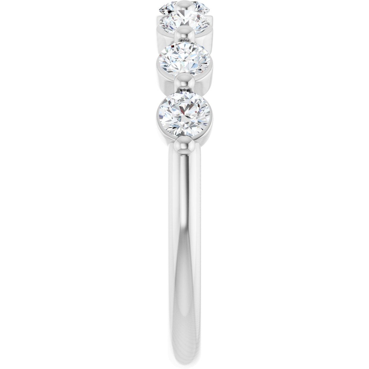 5/8 Ctw Lab-Grown Diamond Anniversary Band - White Gold - Lab Grown Diamond