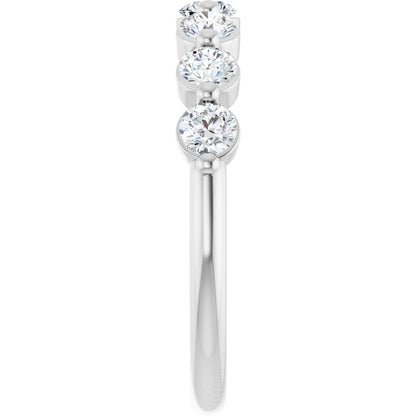 5/8 Ctw Lab-Grown Diamond Anniversary Band - White Gold - Lab Grown Diamond