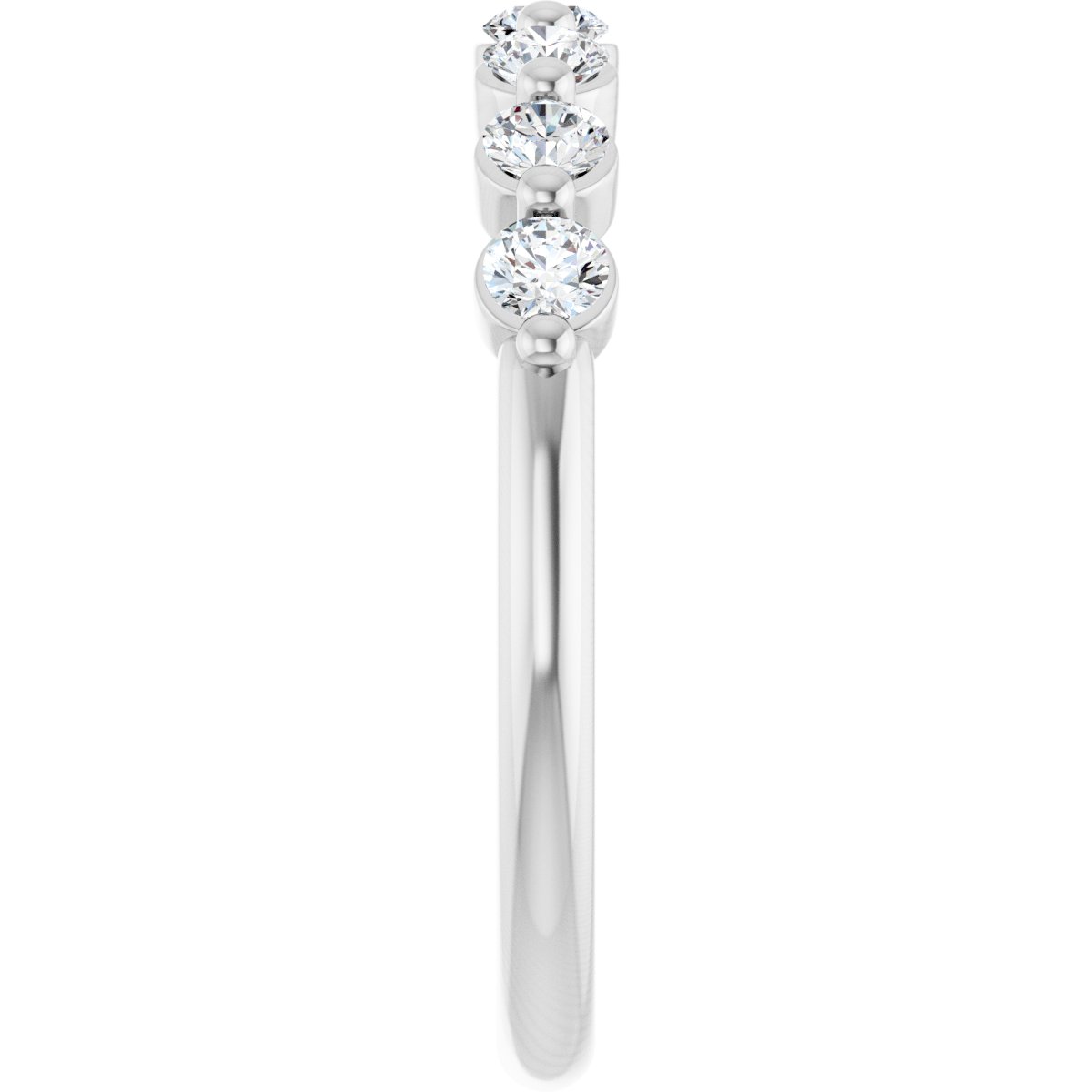 3/8 Ctw Lab-Grown Diamond Anniversary Band - White Gold - Lab Grown Diamond