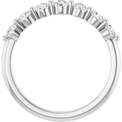 3/8 Ctw Lab-Grown Diamond Anniversary Band - White Gold - Lab Grown Diamond