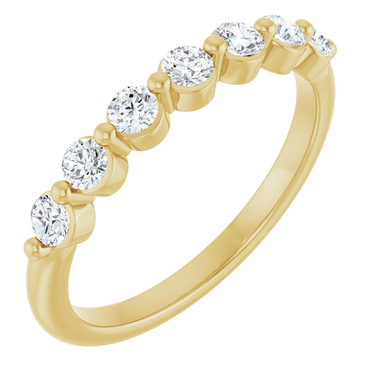 3/8 Ctw Lab-Grown Diamond Anniversary Band