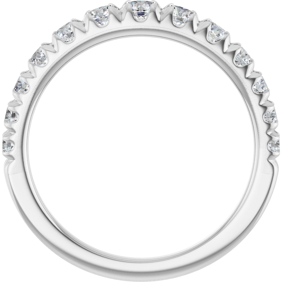 3/4 Ctw Lab-Grown Diamond Anniversary Band - White Gold - Lab Grown Diamond