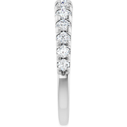 3/4 Ctw Lab-Grown Diamond Anniversary Band - White Gold - Lab Grown Diamond