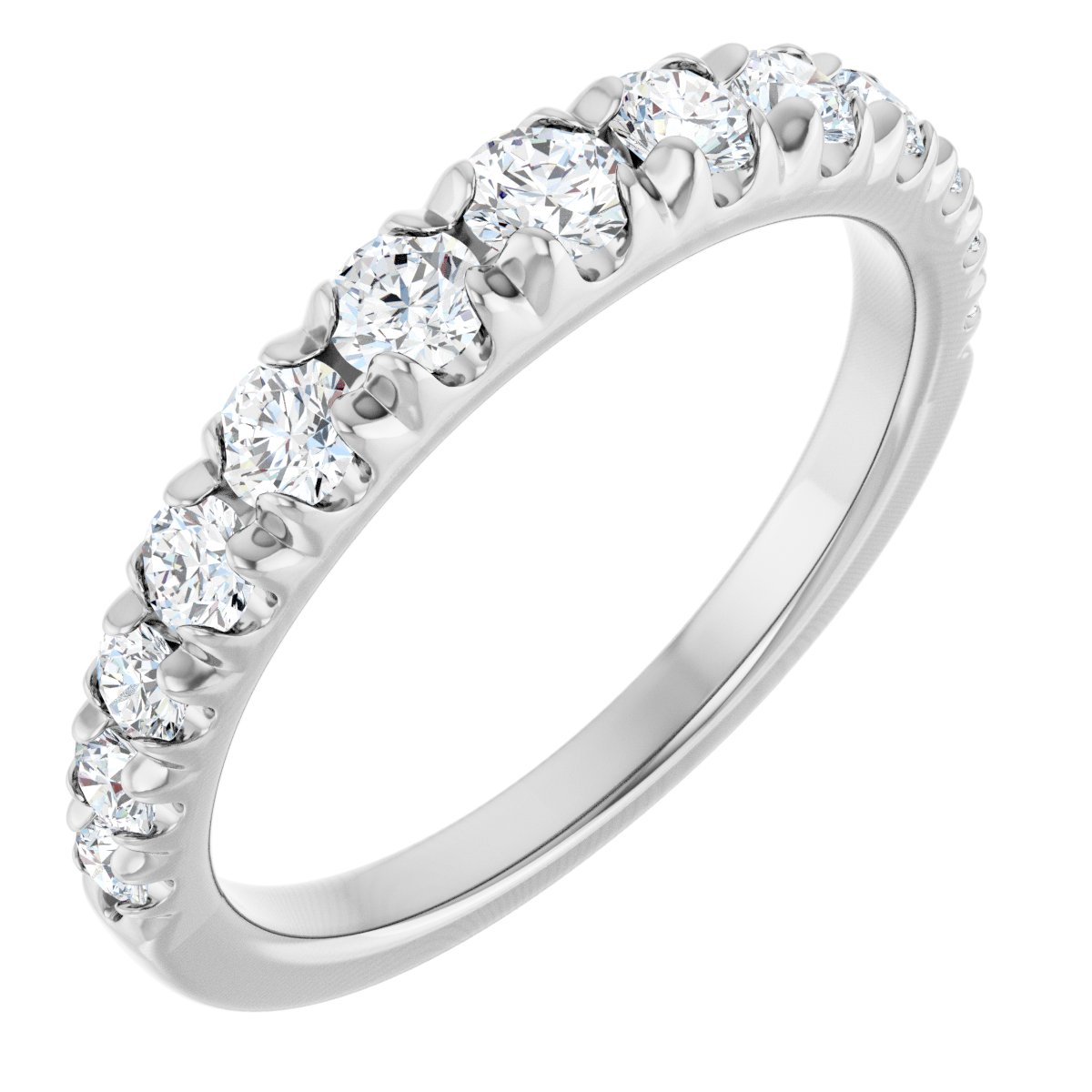 3/4 Ctw Lab-Grown Diamond Anniversary Band - White Gold - Lab Grown Diamond
