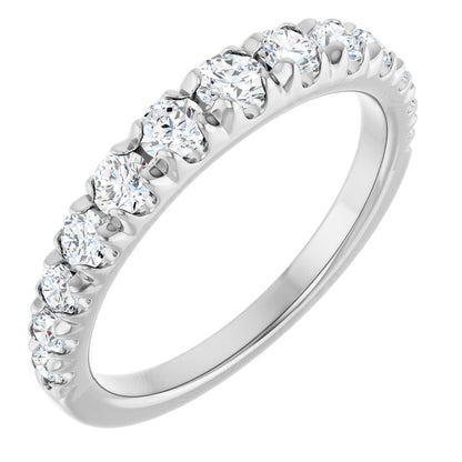 3/4 Ctw Lab-Grown Diamond Anniversary Band - White Gold - Lab Grown Diamond