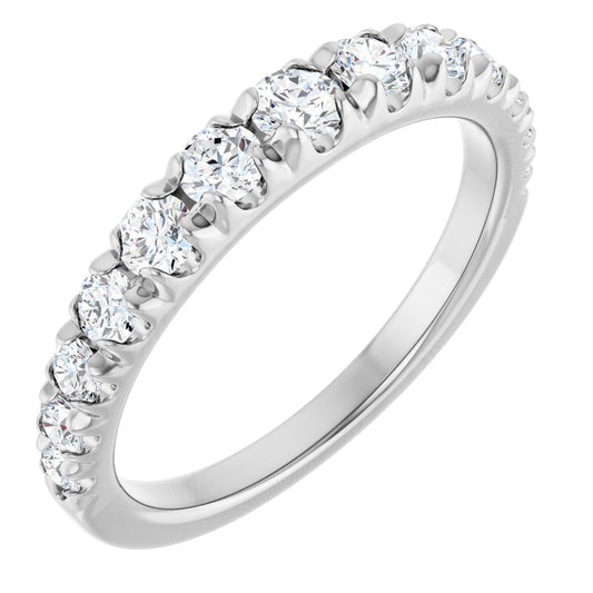 3/4 Ctw Lab-Grown Diamond Anniversary Band - White Gold - Lab Grown Diamond