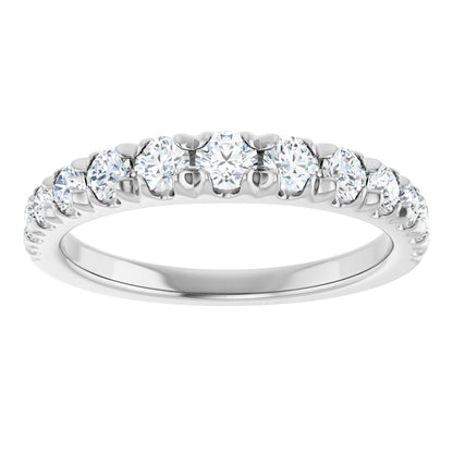 3/4 Ctw Lab-Grown Diamond Anniversary Band - White Gold - Lab Grown Diamond