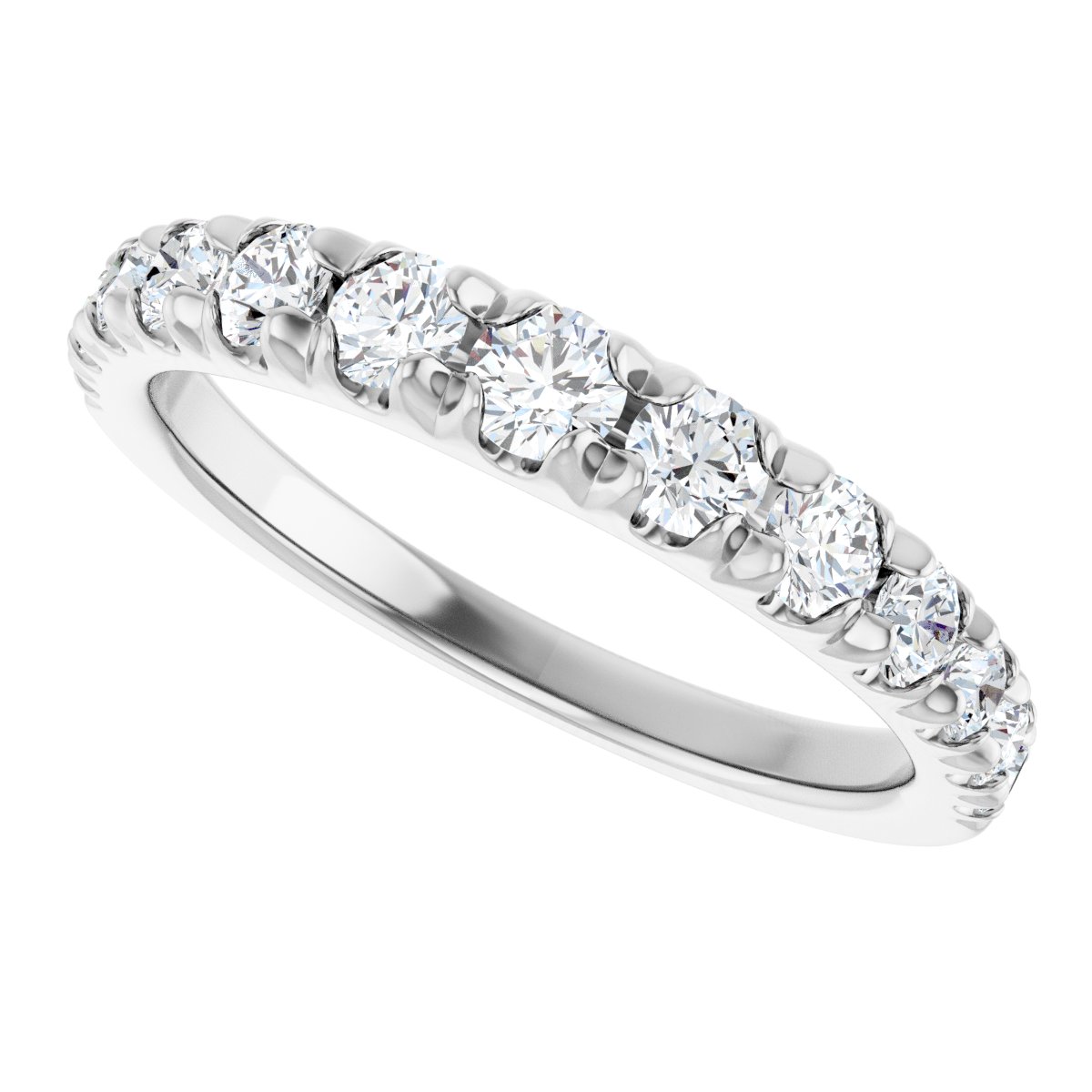 3/4 Ctw Lab-Grown Diamond Anniversary Band - White Gold - Lab Grown Diamond