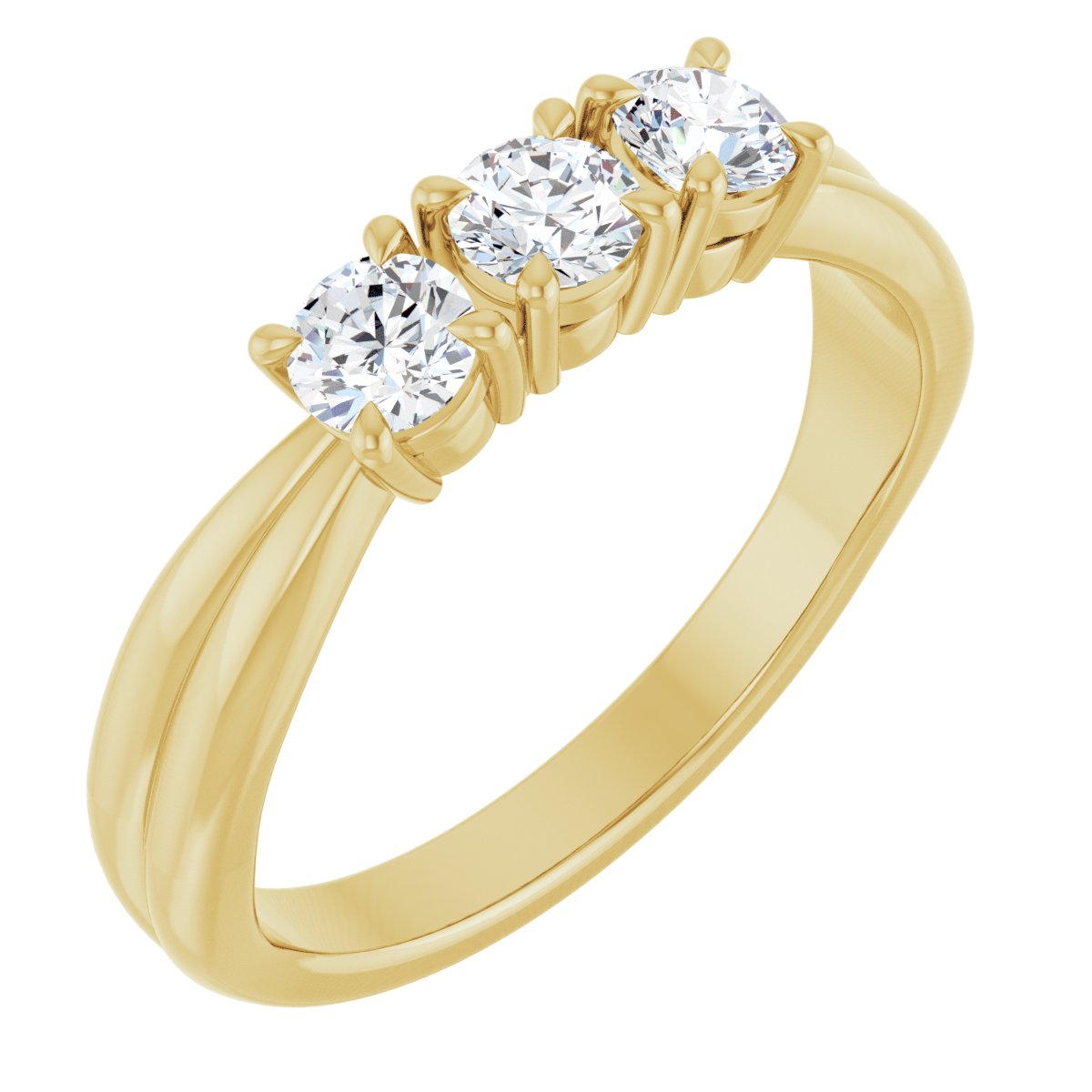 1/2 Ctw Lab-Grown Diamond Anniversary Band