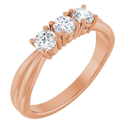 1/2 Ctw Lab-Grown Diamond Anniversary Band