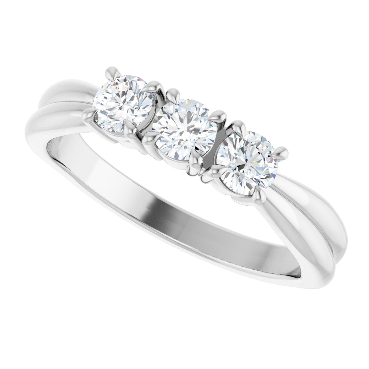 1/2 Ctw Lab-Grown Diamond Anniversary Band - White Gold - Lab Grown Diamond