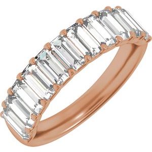 2 1/4 Ctw Straight Baguette Lab-Grown Diamond Anniversary Band