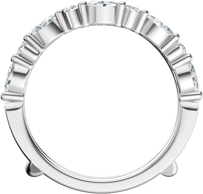 1/2 Ctw Lab-Grown Diamond Ring Guard - White Gold - Lab Grown Diamond