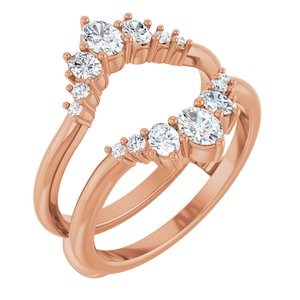 5/8 Ctw Oval Lab-Grown Diamond Ring Guard
