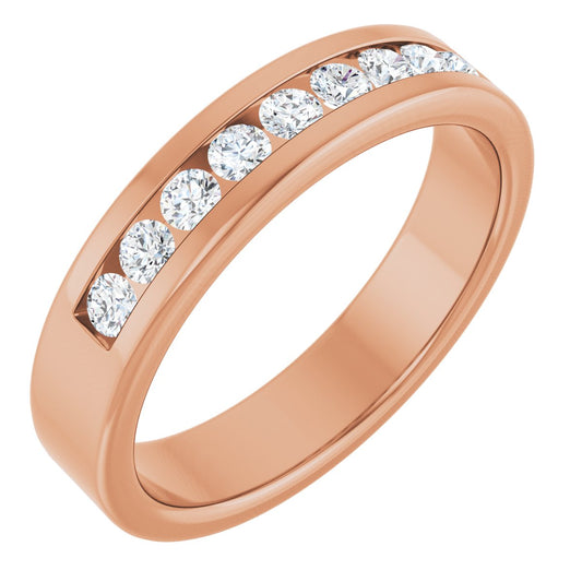 1/2 Ctw Lab-Grown Diamond Band
