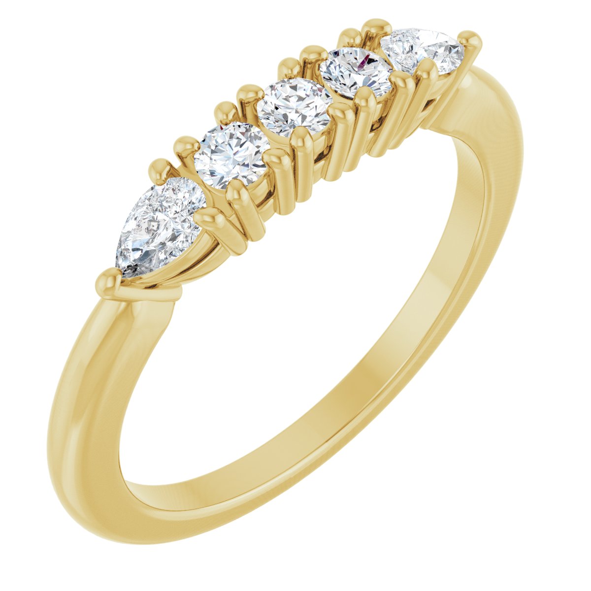 3/8 Ctw Lab-Grown Diamond Anniversary Band