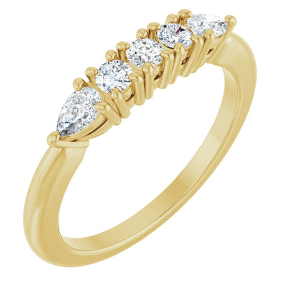 3/8 Ctw Lab-Grown Diamond Anniversary Band