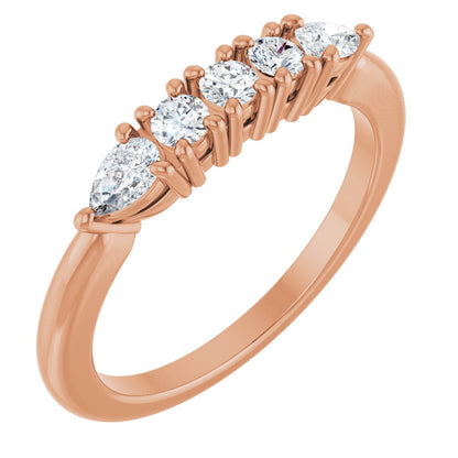 3/8 Ctw Lab-Grown Diamond Anniversary Band