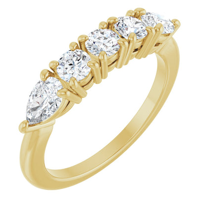 1 Ctw Lab-Grown Diamond Anniversary Band