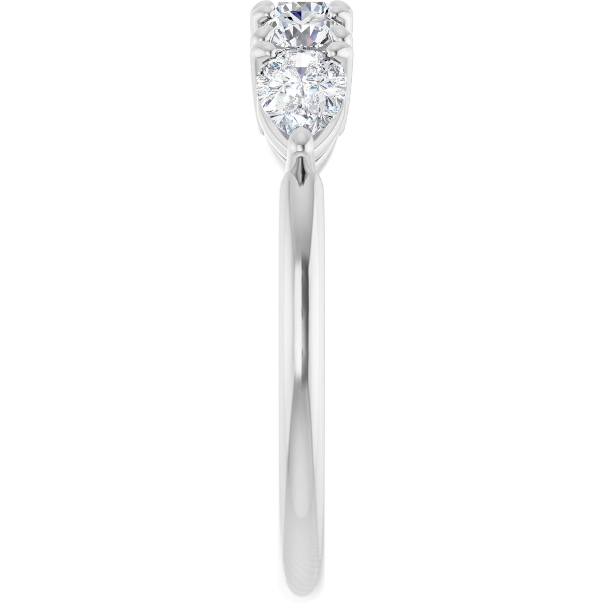 1 Ctw Lab-Grown Diamond Anniversary Band - White Gold - Lab Grown Diamond