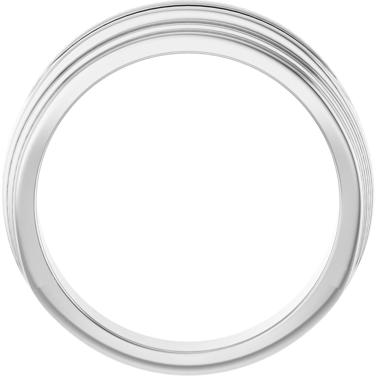 1/6 Ctw Lab-Grown Diamond 5-Stone Wedding Band - White Gold - Lab Grown Diamond