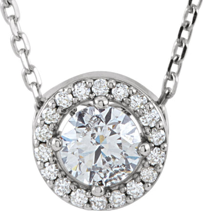 1/4 Ctw Lab-Grown Diamond Necklace