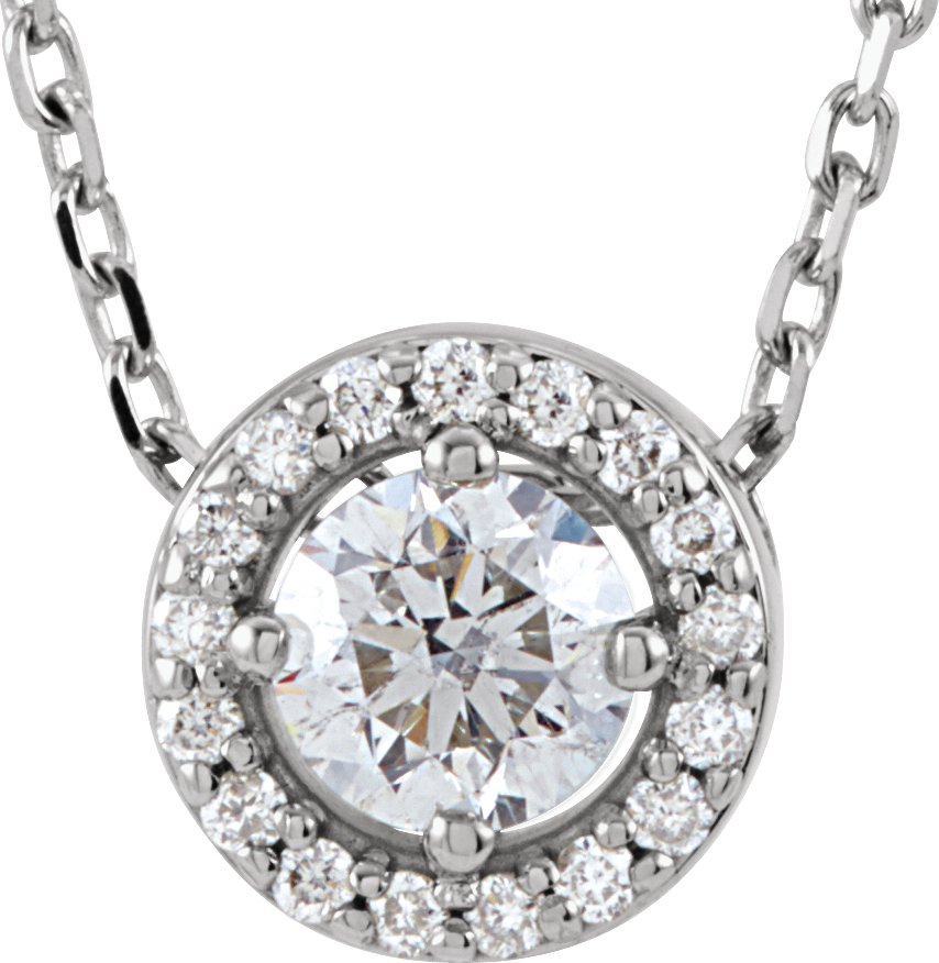 1/5 Ctw Lab-Grown Diamond Necklace - Lab Grown Diamond