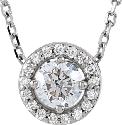 1/5 Ctw Lab-Grown Diamond Necklace - Lab Grown Diamond