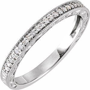 1/8 Ctw Lab Grown Diamond Band